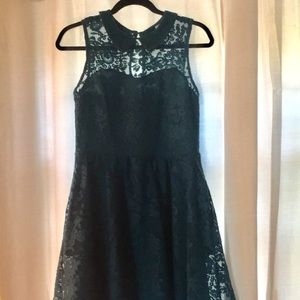 Target teal lace dress